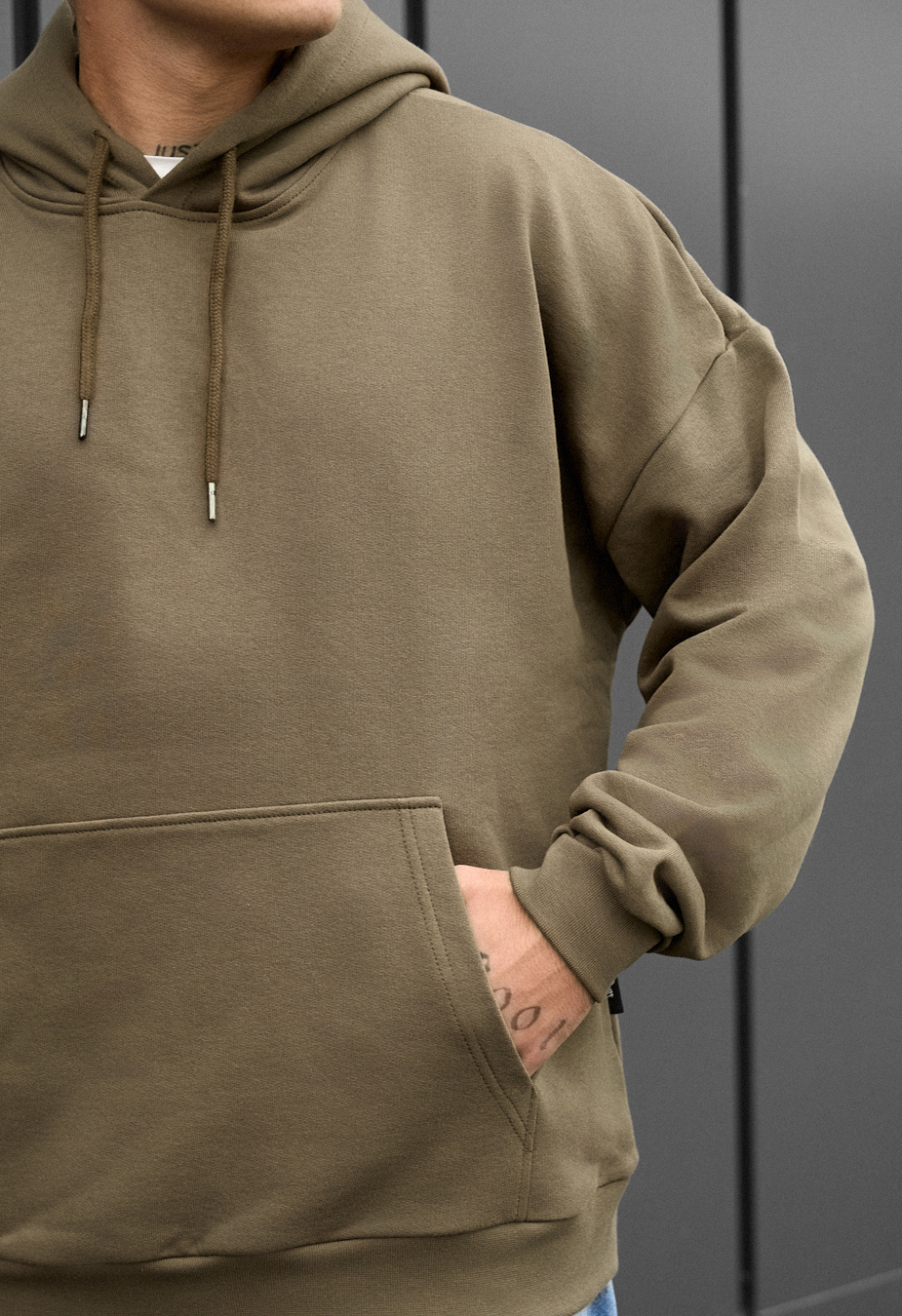 Bluza Staff brown oversize