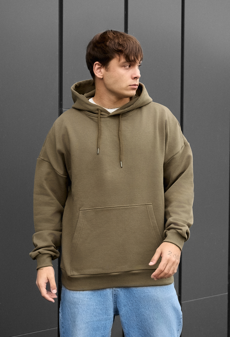 Bluza Staff brown oversize