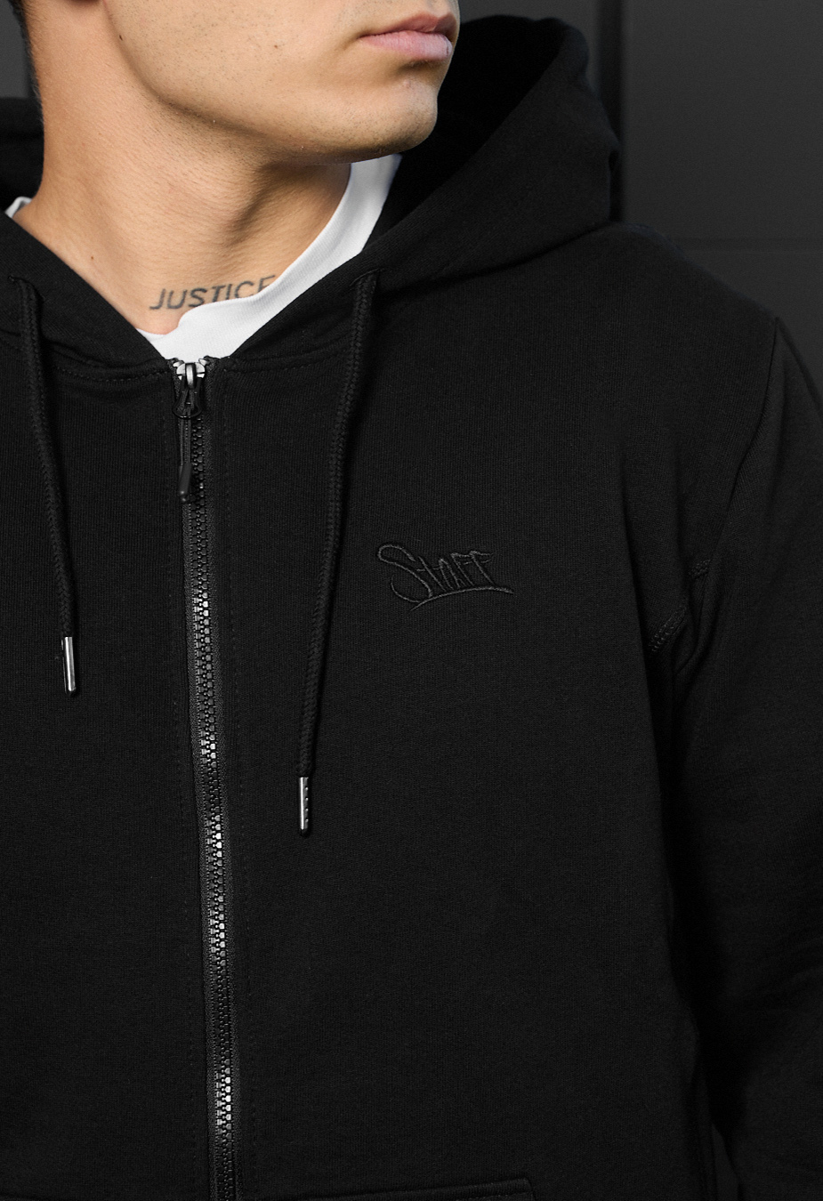 Bluza Staff zip black logo