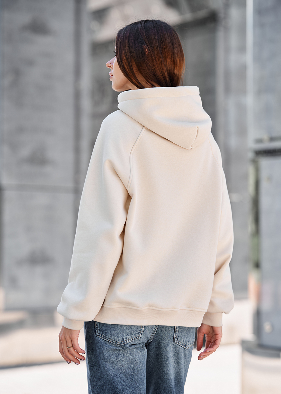 Bluza Staff amu milk oversize fleece