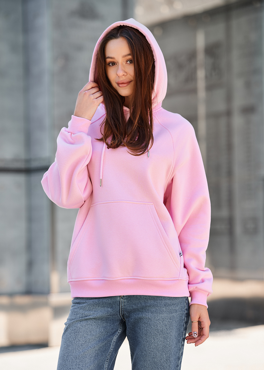 Bluza Staff amu pink oversize fleece