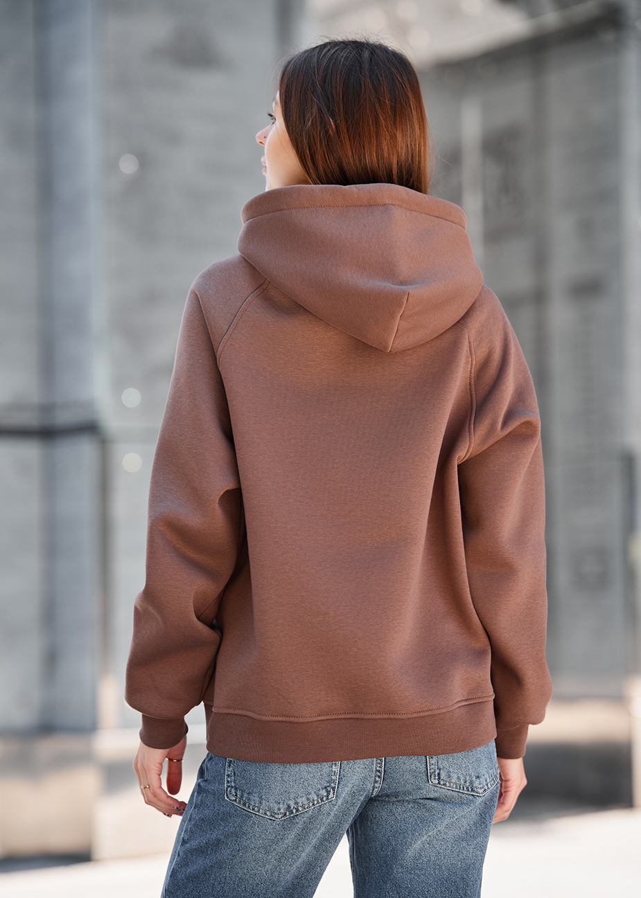 Bluza Staff amu brown oversize fleece