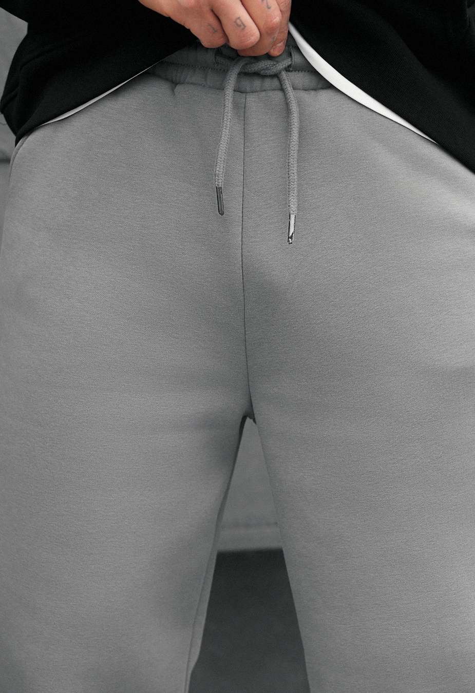 Joggery Staff fad gray fleece