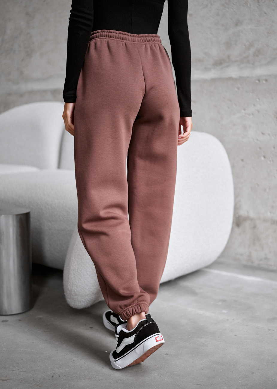 Spodnie dresowe Staff nova brown fleece