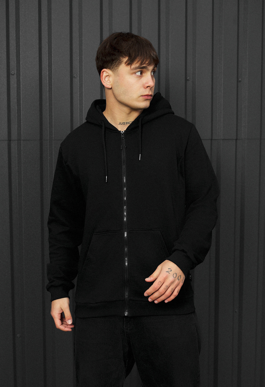 Bluza Staff zip black