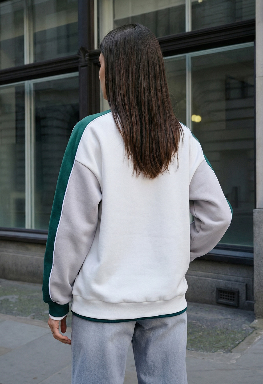 Bluza damska Staff in logo 1 oversize fleece