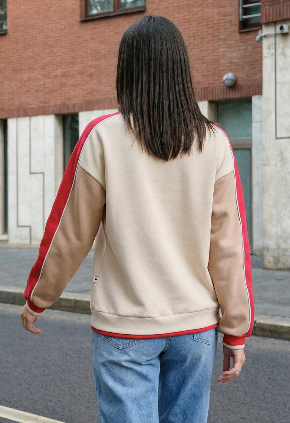 Bluza Staff in logo 2 oversize fleece