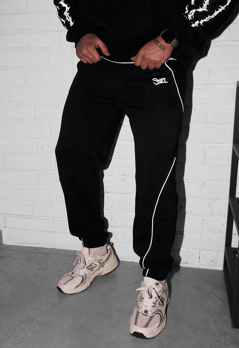 Spodnie dresowe Staff ers reflective black