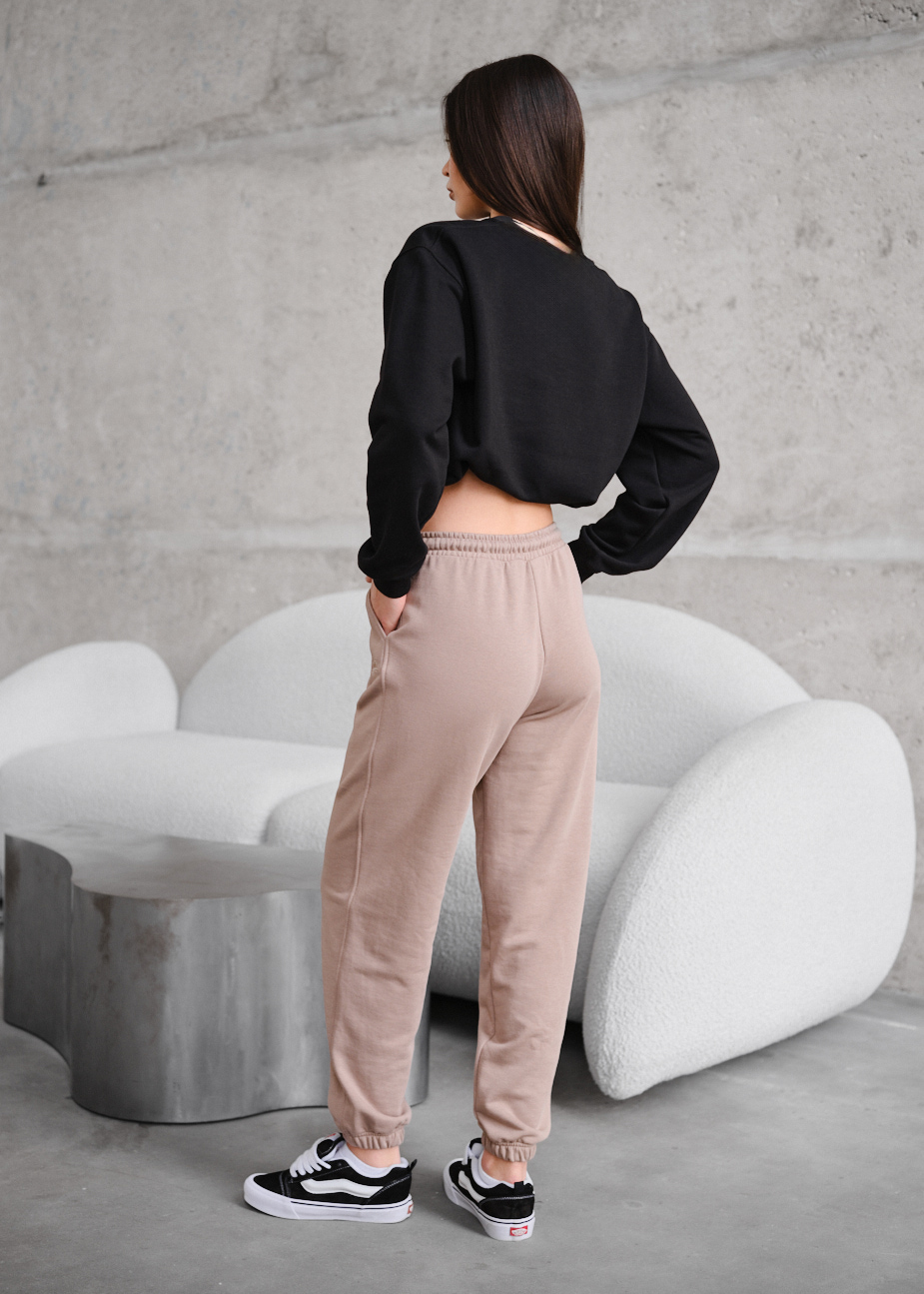 Spodnie dresowe Staff yo light brown