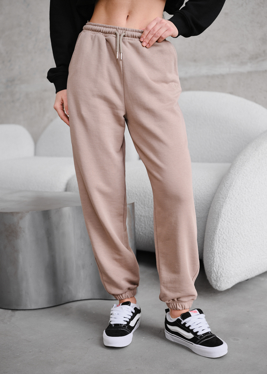 Spodnie dresowe Staff yo light brown