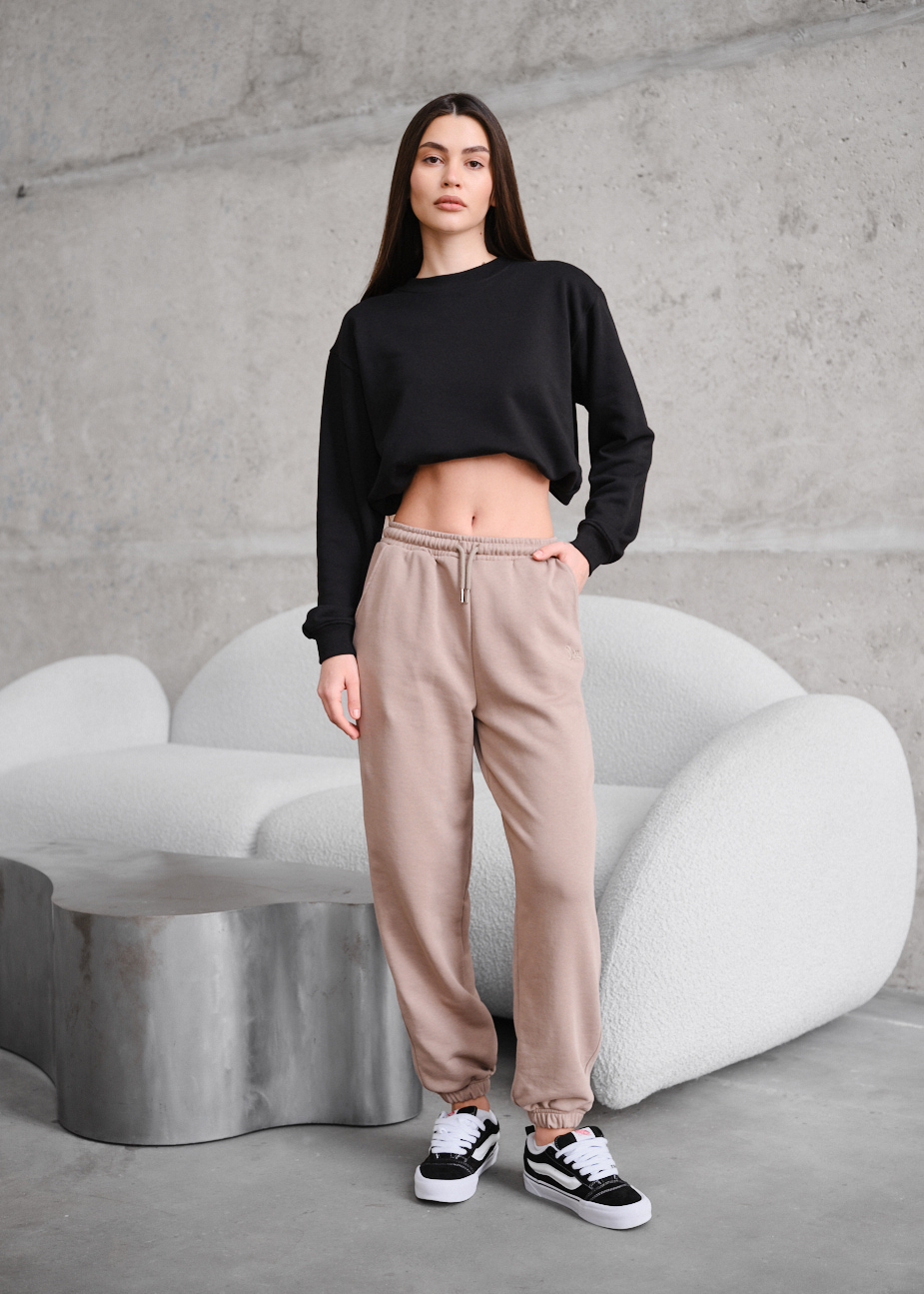 Spodnie dresowe Staff yo light brown