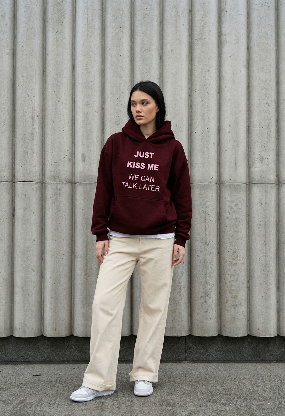 Bluza Staff kiss me oversize