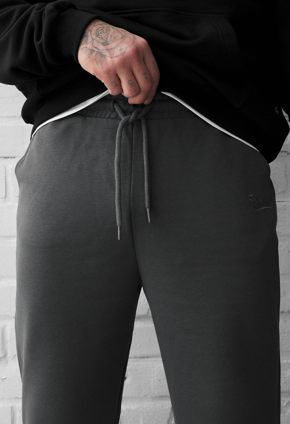 Spodnie dresowe Staff fad dark gray