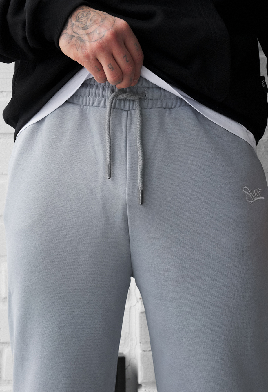 Spodnie dresowe Staff fad light gray
