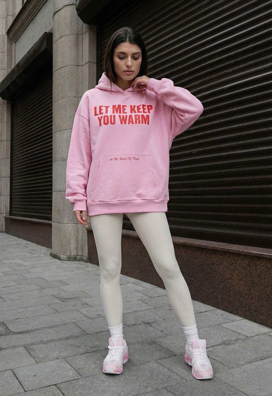 Bluza Staff let me keep you warm oversize