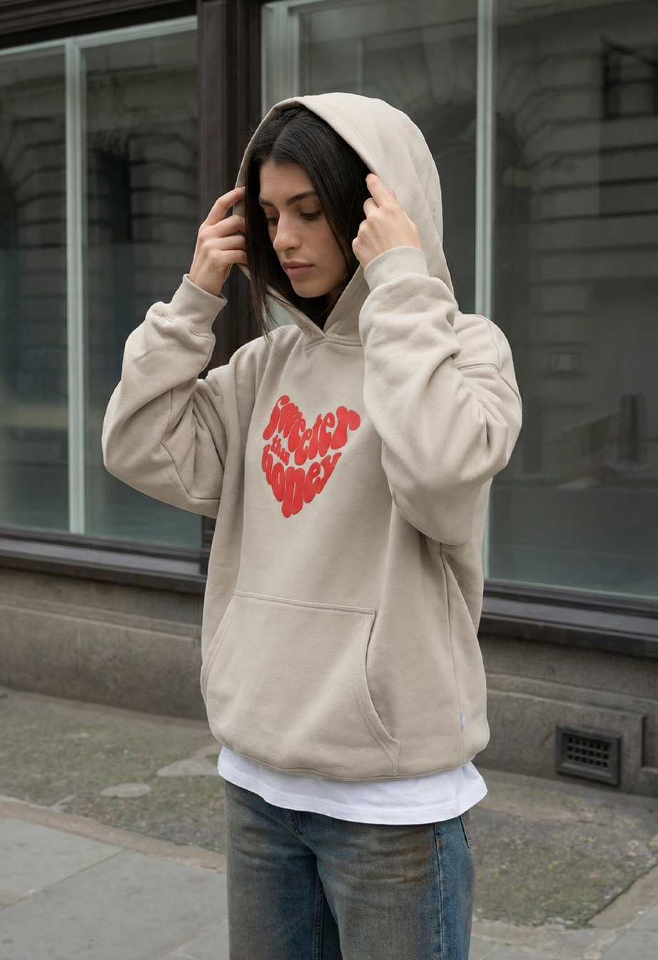 Bluza Staff honey oversize