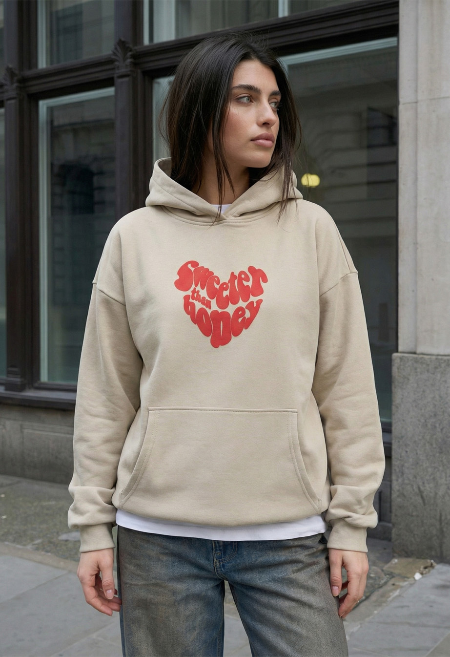 Bluza Staff honey oversize