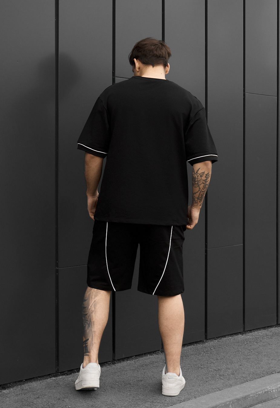 Komplet koszulka + spodenki Staff ax logo black