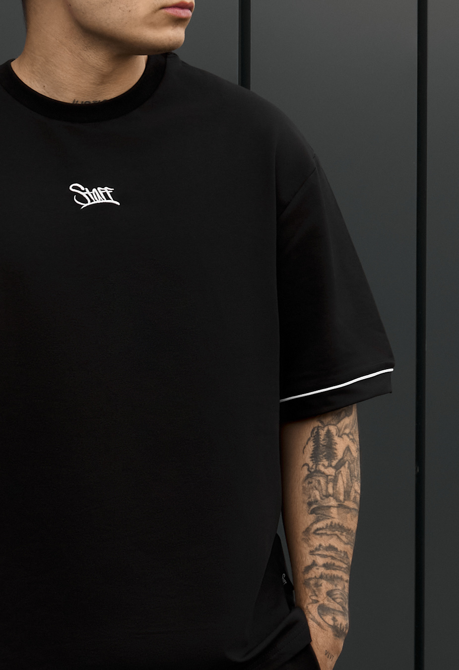 Komplet koszulka + spodenki Staff ax logo black