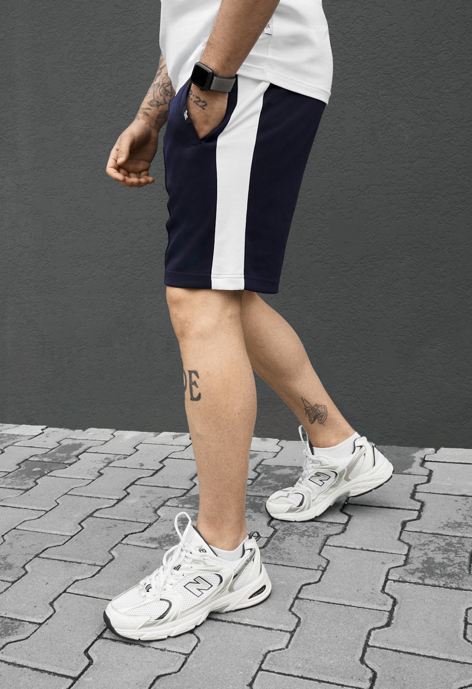 Spodenki Staff sb navy & white