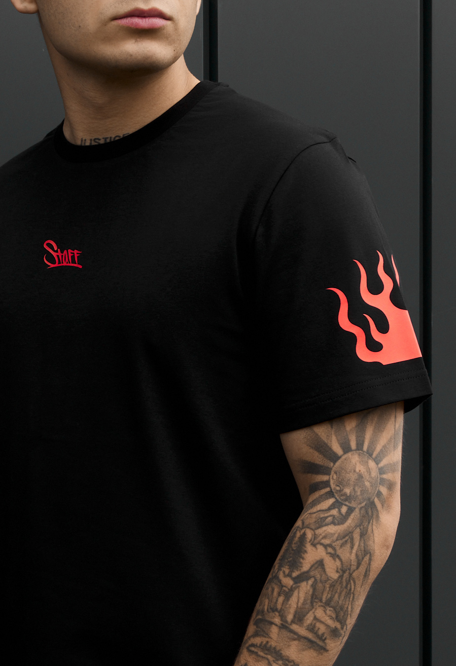 Koszulka Staff logo & fire tiger