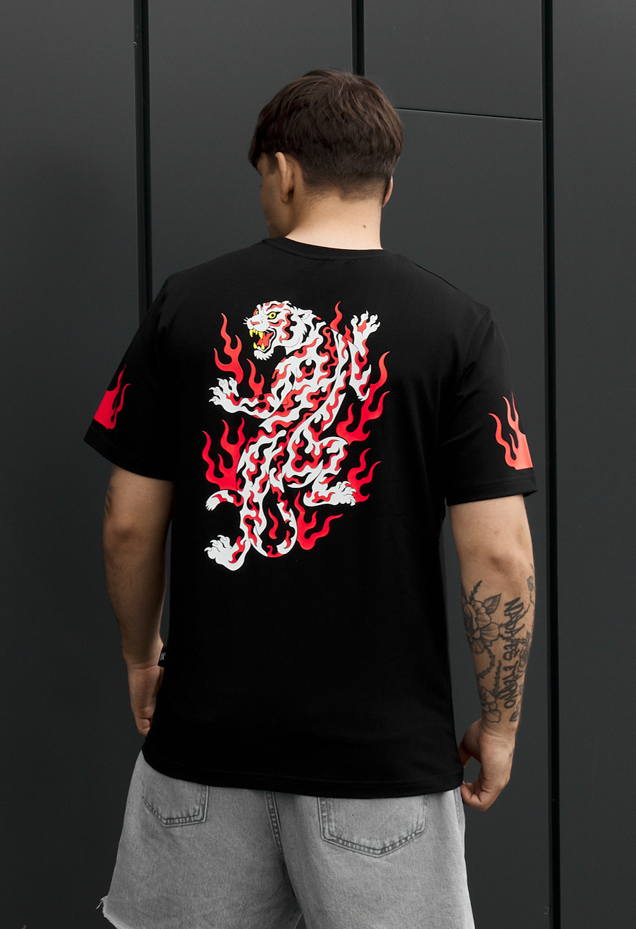 Koszulka Staff logo & fire tiger