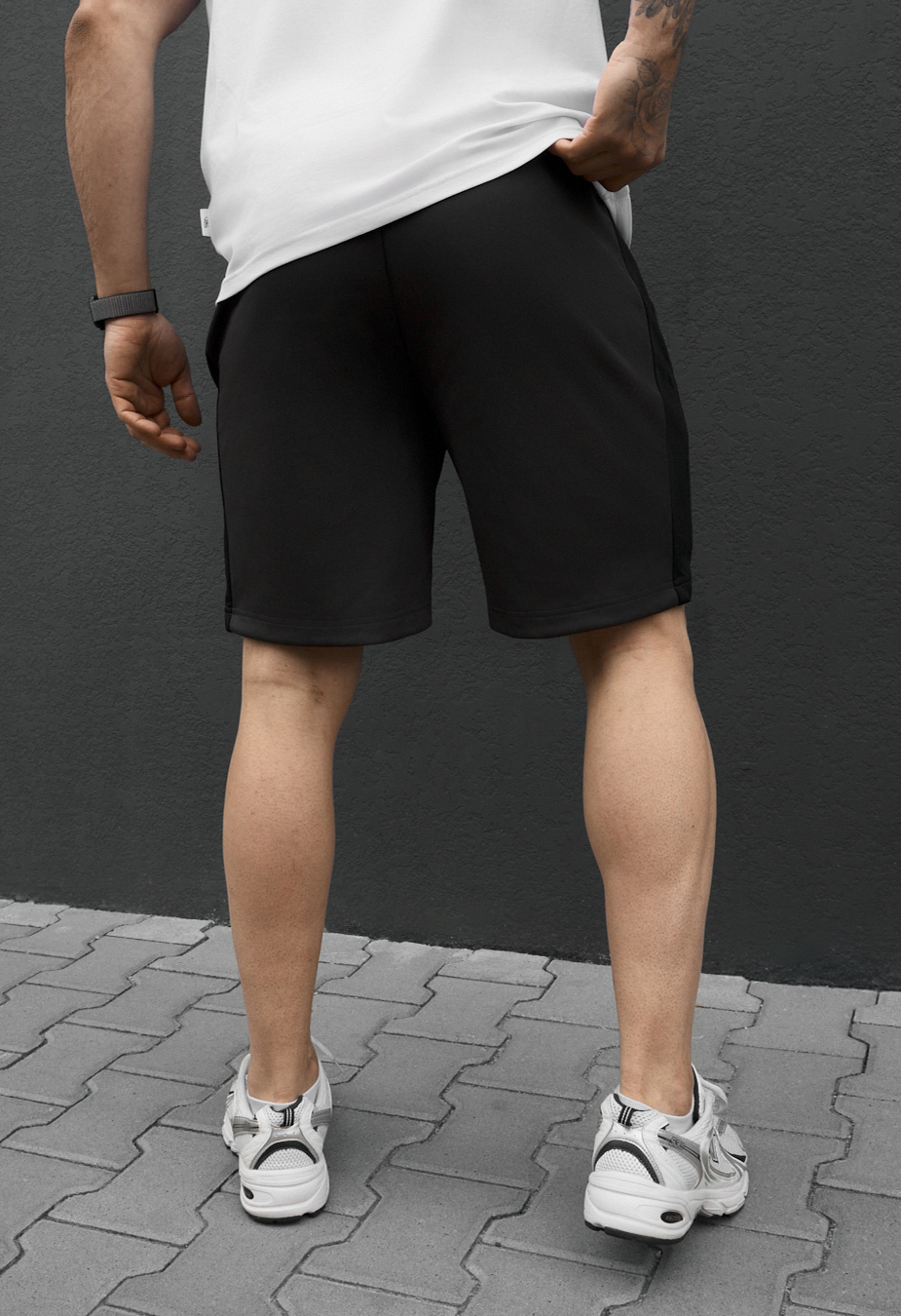 Spodenki Staff sb dark gray & black