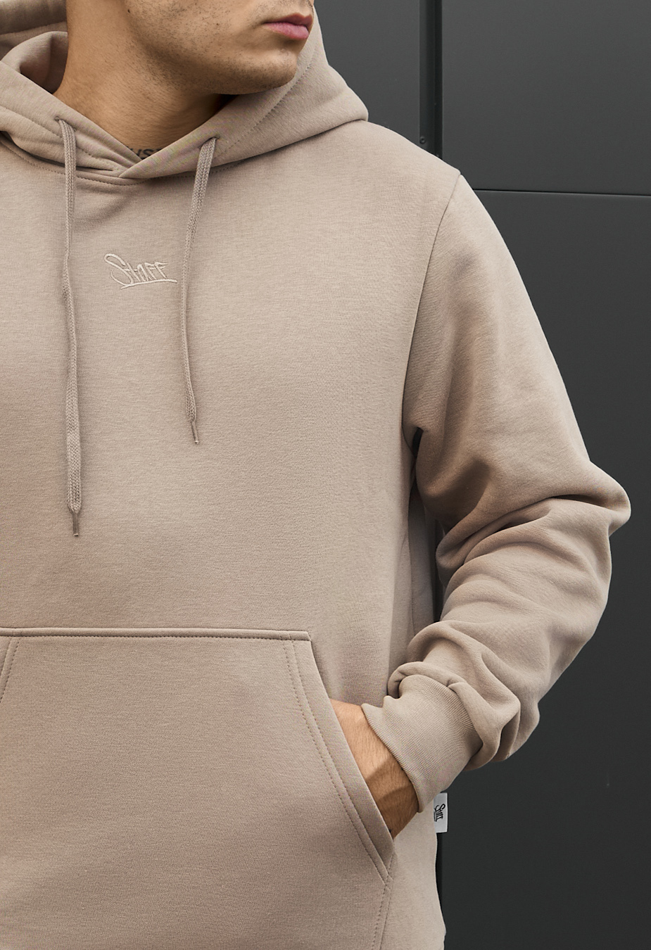 Dres Staff fiv beige logo fleece