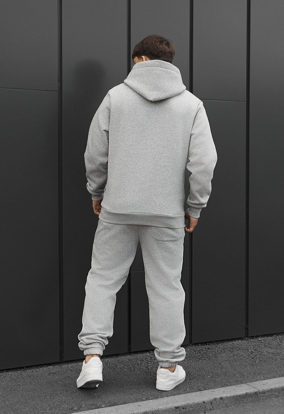 Dres Staff fiv gray melange logo fleece