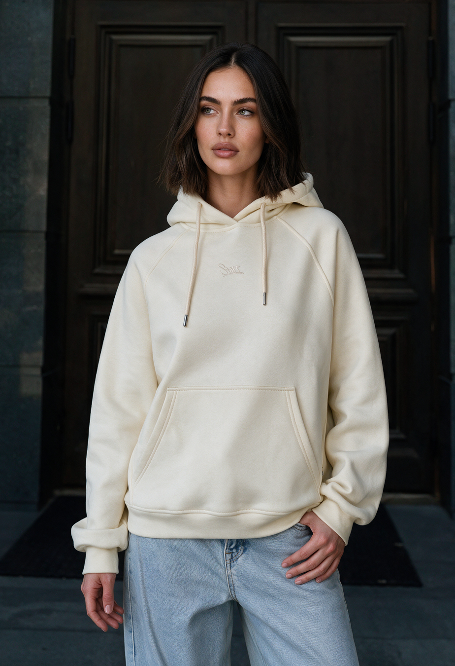 Bluza Staff amu milk logo oversize fleece