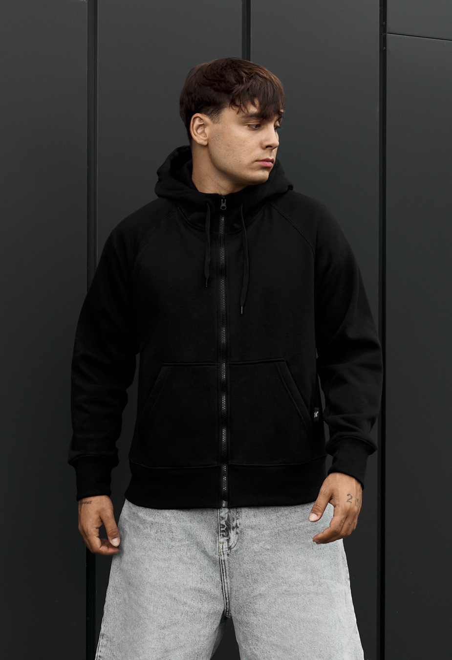 Bluza Staff back zip fleece