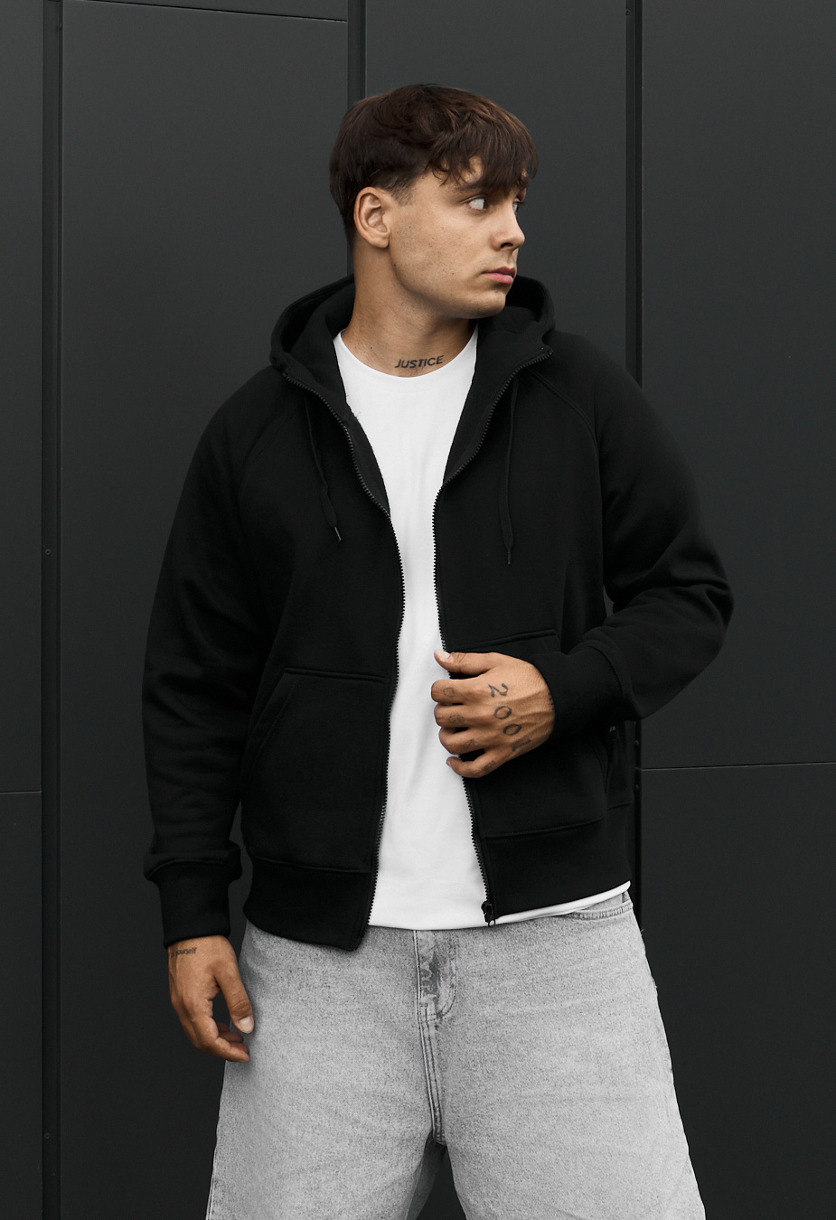 Bluza Staff back zip fleece