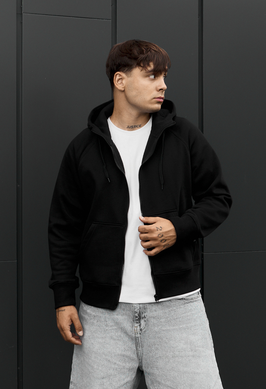 Bluza Staff back zip fleece