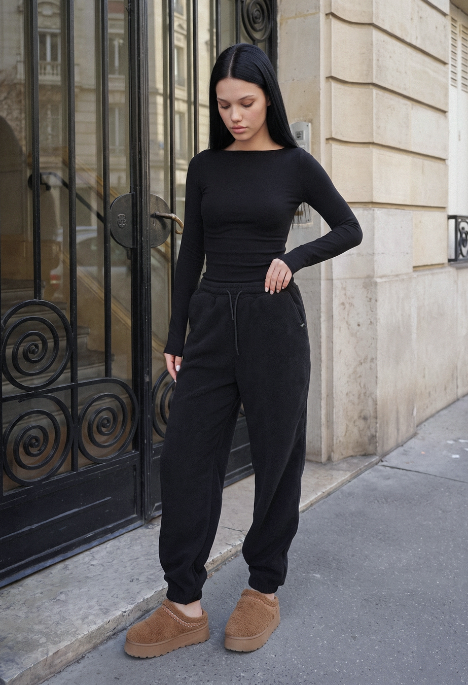 Spodnie dresowe Staff flu black fleece