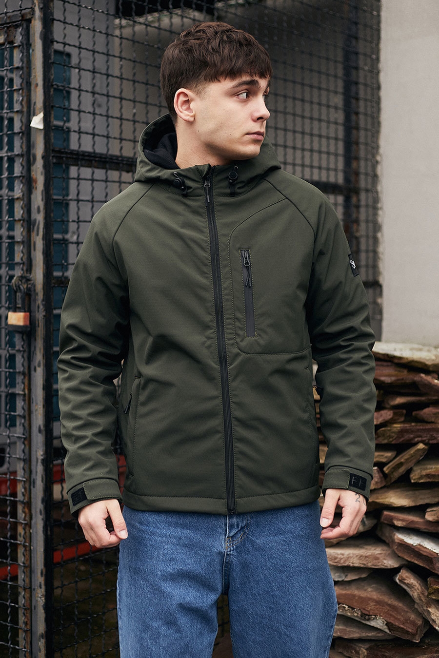 Kurtka Staff soft shell re khaki