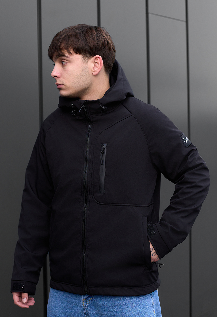 Kurtka soft shell Staff joka black