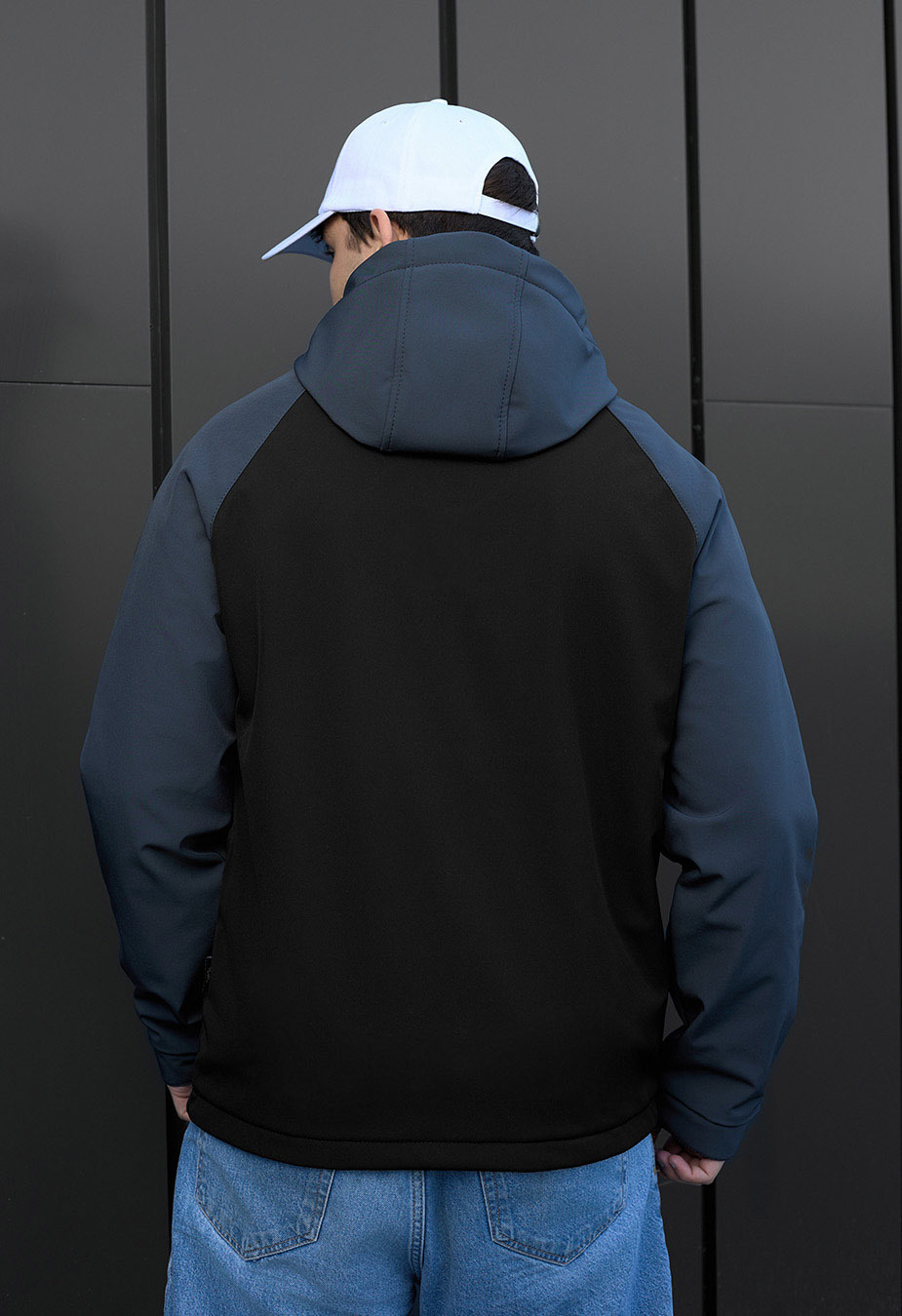 Kurtka Staff di black & gray