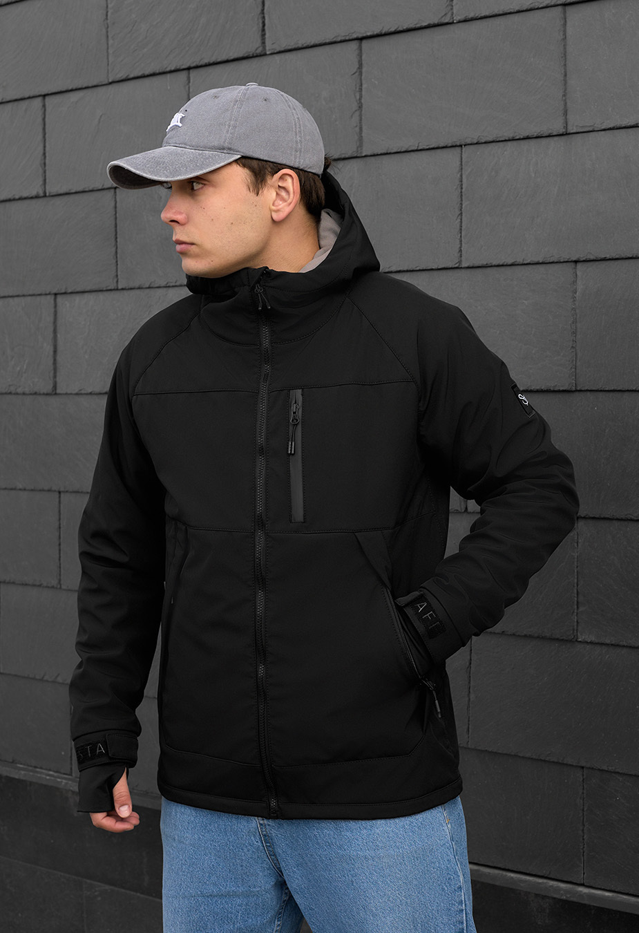 Kurtka Staff soft shell lokk black