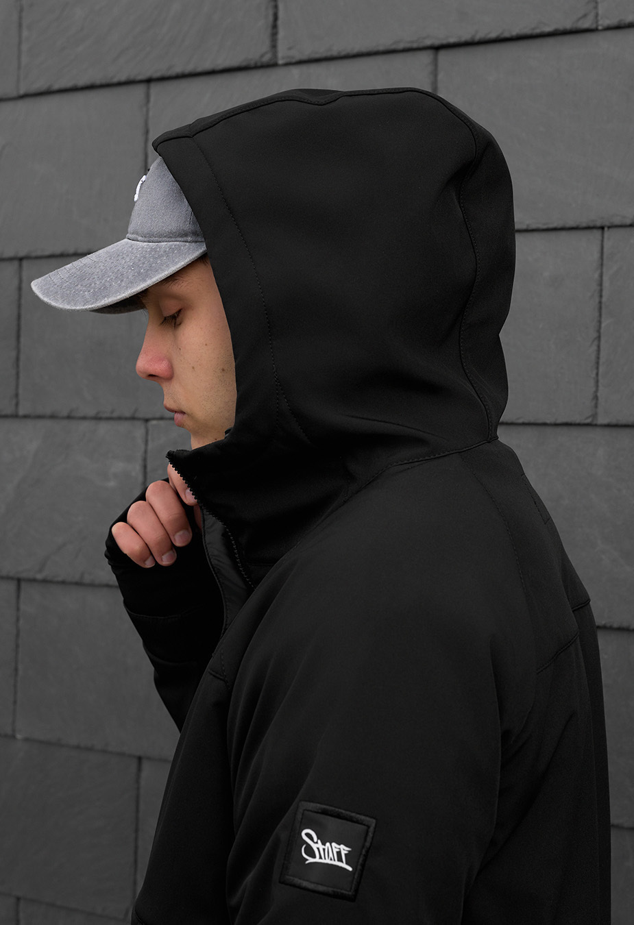 Kurtka Staff soft shell lokk black