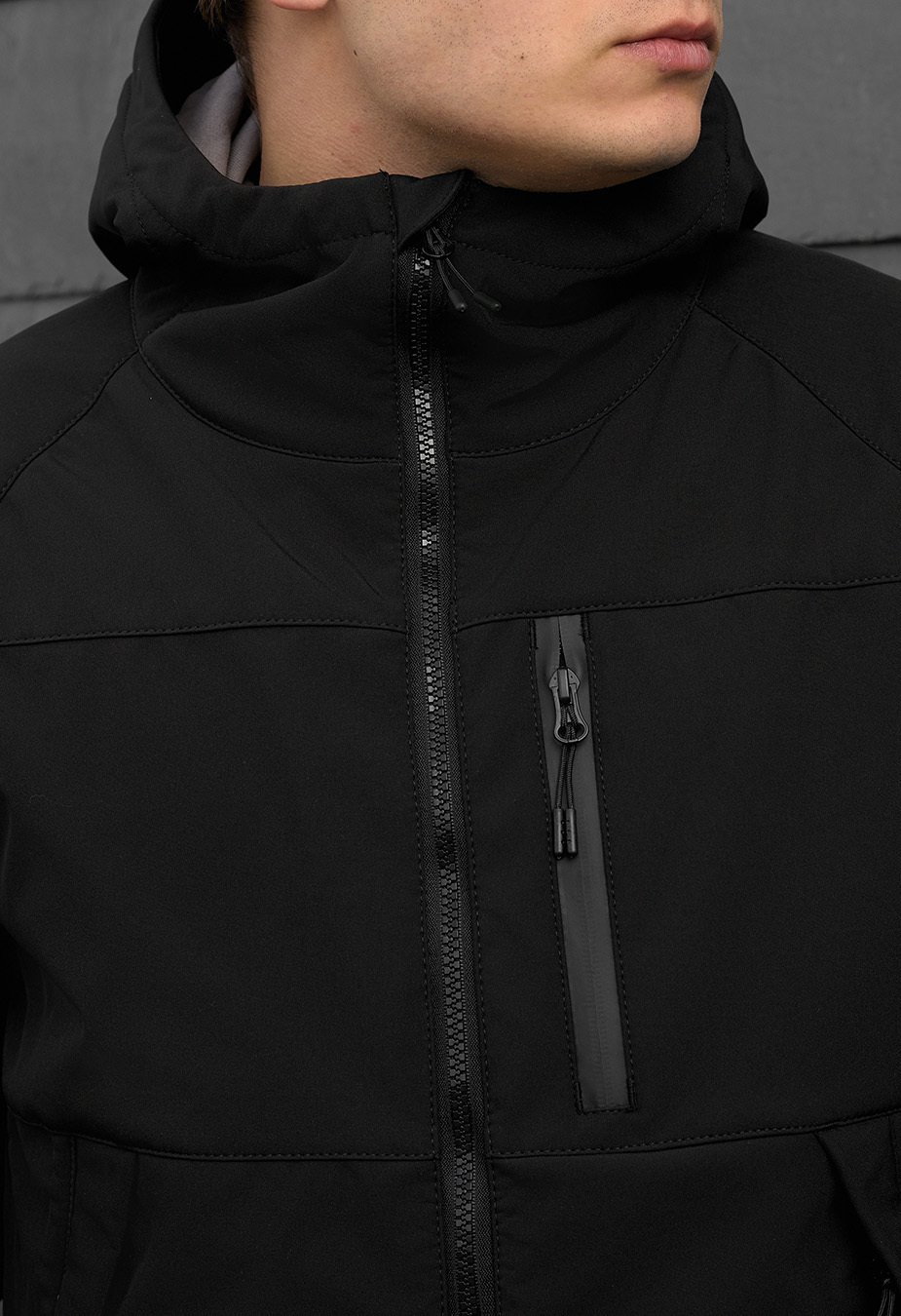 Kurtka Staff soft shell lokk black