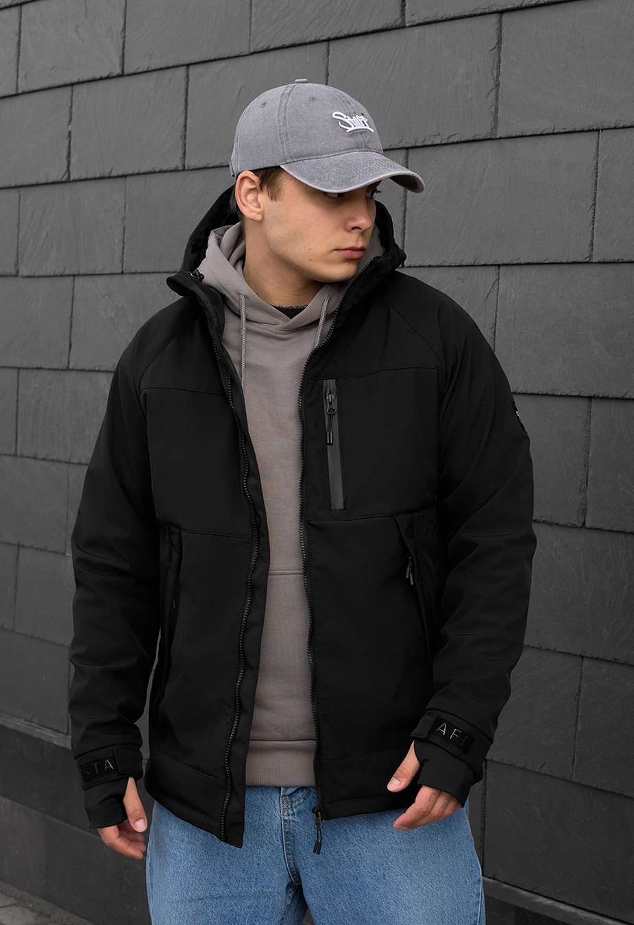 Kurtka Staff soft shell lokk black