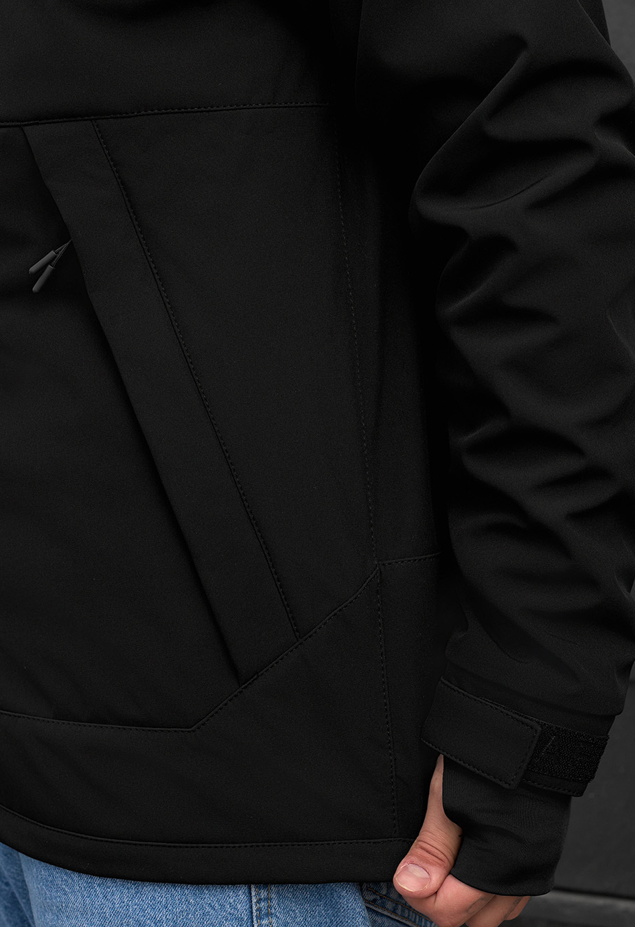 Kurtka Staff soft shell lokk black