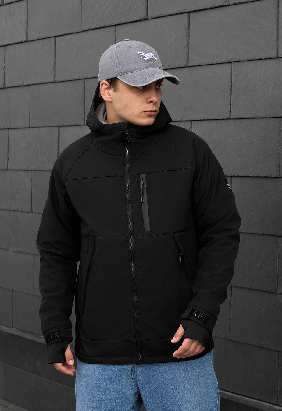 Kurtka Staff soft shell lokk black