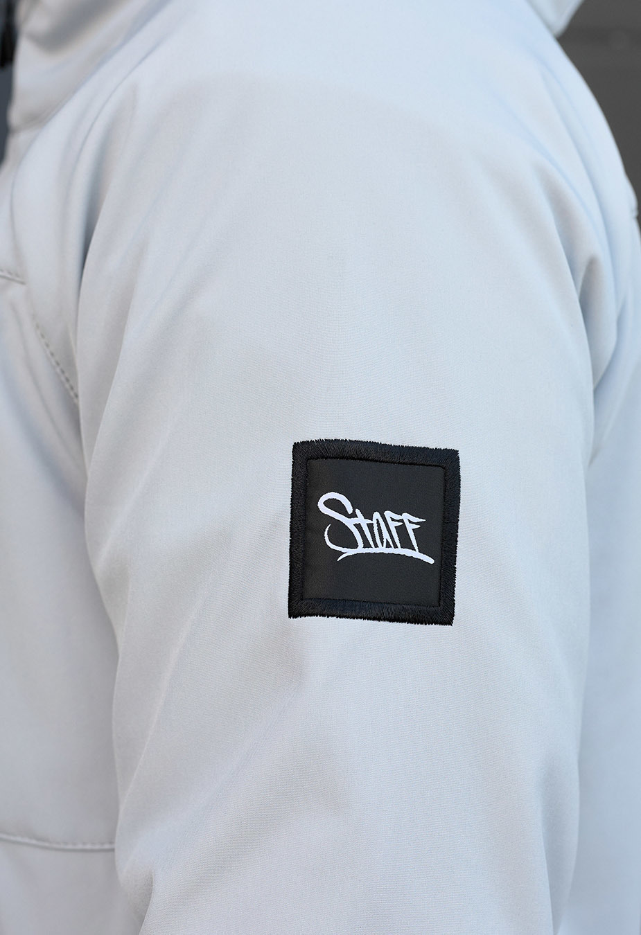 Kurtka Staff soft shell lokk light gray
