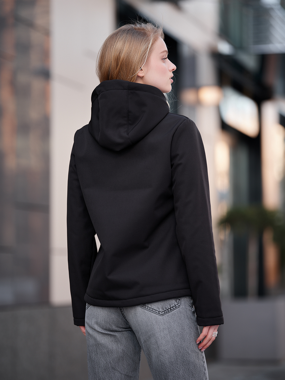 Kurtka damska Staff soft shell black