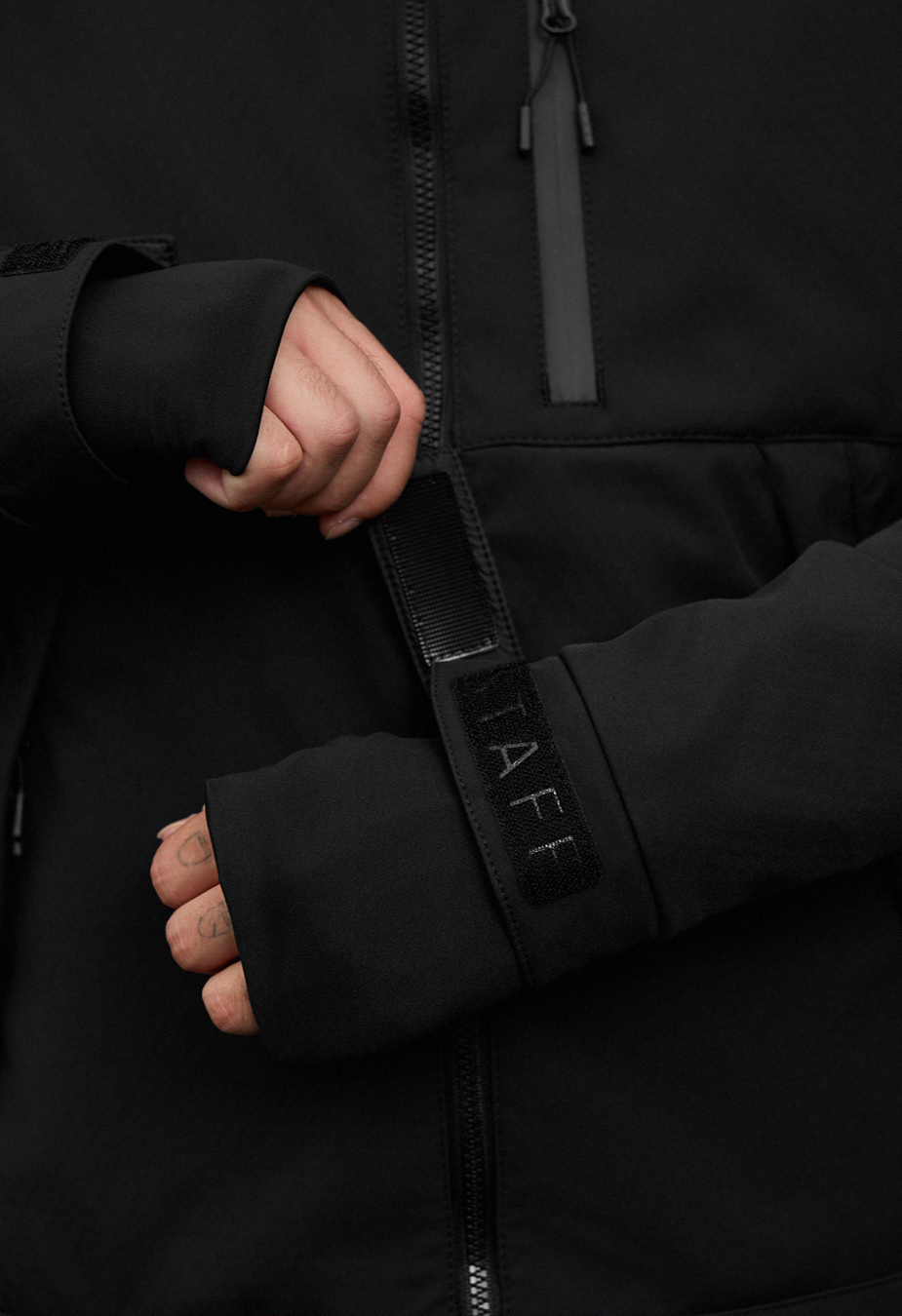 Kurtka Staff soft shell lokk black2