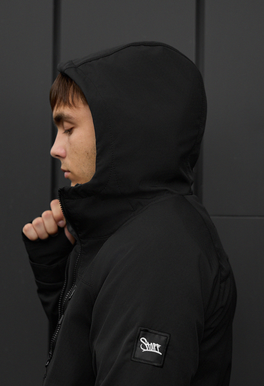 Kurtka Staff soft shell lokk black2