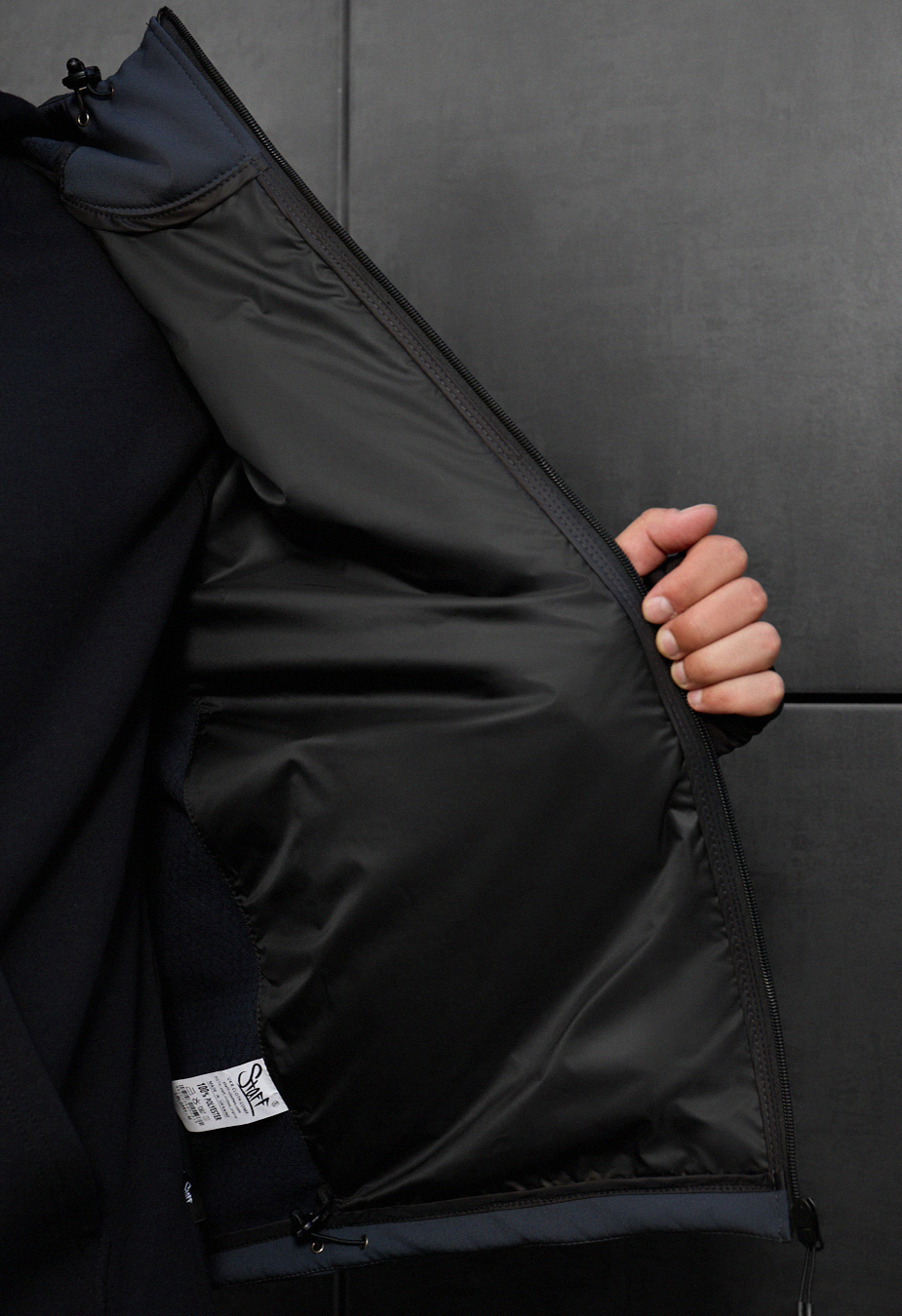 Kurtka Staff mei soft shell dark gray
