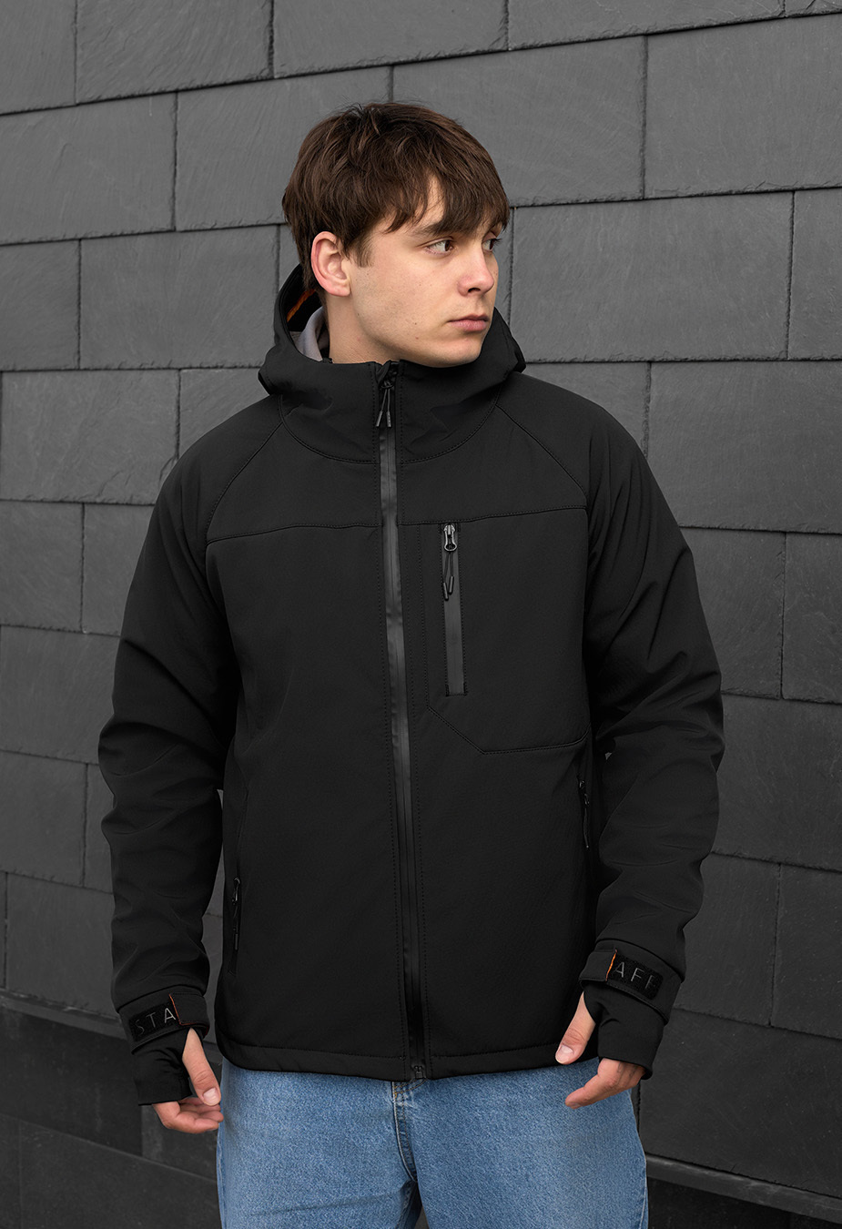 Kurtka Staff mei soft shell black