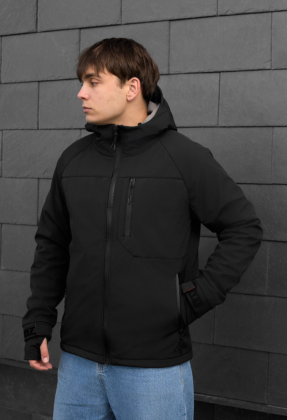 Kurtka Staff mei soft shell black